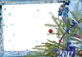 Photo effect from category New Year cards № 3326