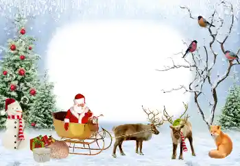 Photo effect from category New Year cards № 3328