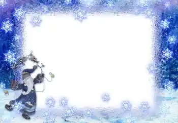 Photo effect from category New Year cards № 4100