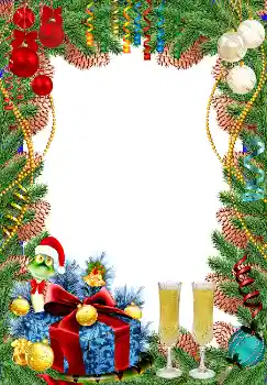 Photo effect from category New Year cards № 5451