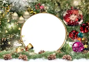 Photo effect from category New Year cards № 5458