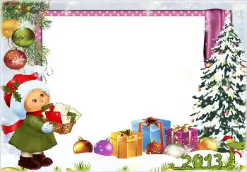 An inscription on the frame: 2013