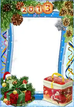 Photo effect from category New Year cards № 5521