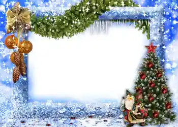 Photo effect from category New Year cards № 610