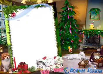 Photo effect from category New Year cards № 616