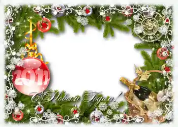 Photo effect from category New Year cards № 624