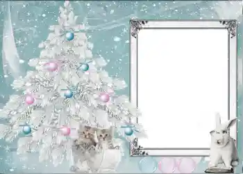 Photo effect from category New Year cards № 625