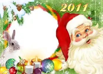 Photo effect from category New Year cards № 639