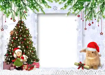 Photo effect from category New Year cards № 641