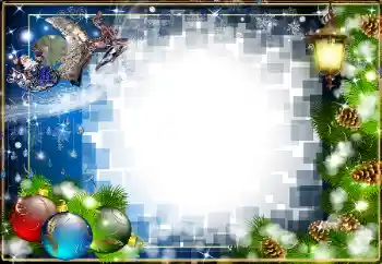 Photo effect from category New Year cards № 64413