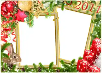 Photo effect from category New Year cards № 644