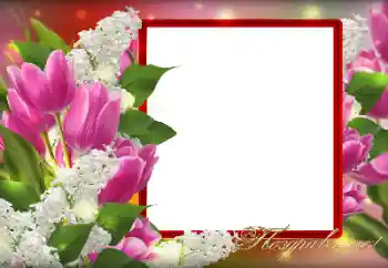 An inscription on the frame: Congratulations! An inscription on the frame: Congratulations!