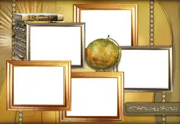 An inscription on the frame: School An inscription on the frame: School