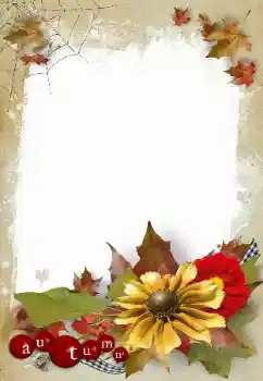 An inscription on the frame: Autumn