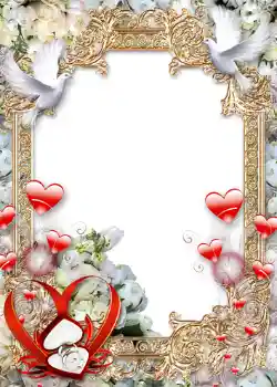 Photo effect from category Wedding frames № 1068 Photo effect from category Wedding frames № 1068