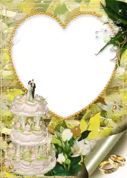 Photo effect from category Wedding frames № 1081 Photo effect from category Wedding frames № 1081