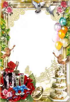 Photo effect from category Wedding frames № 1626 Photo effect from category Wedding frames № 1626