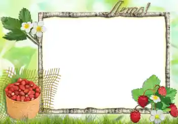 An inscription on the frame: Лето.